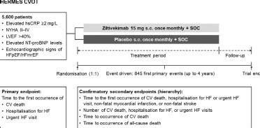 HERMES: Effects Of Ziltivekimab Versus Placebo On Morbidity A.